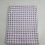 Hellviolett karierter Interlock