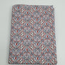 Weisser Single-Jersey mit farbigem Muster