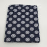Dunkelvioletter Single-Jersey mit Muster