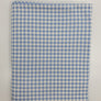 Hellblau karierter Single-Jersey