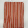 Weiss /braun gestreifter Single-Jersey