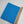 Blauer Single-Jersey-Uni