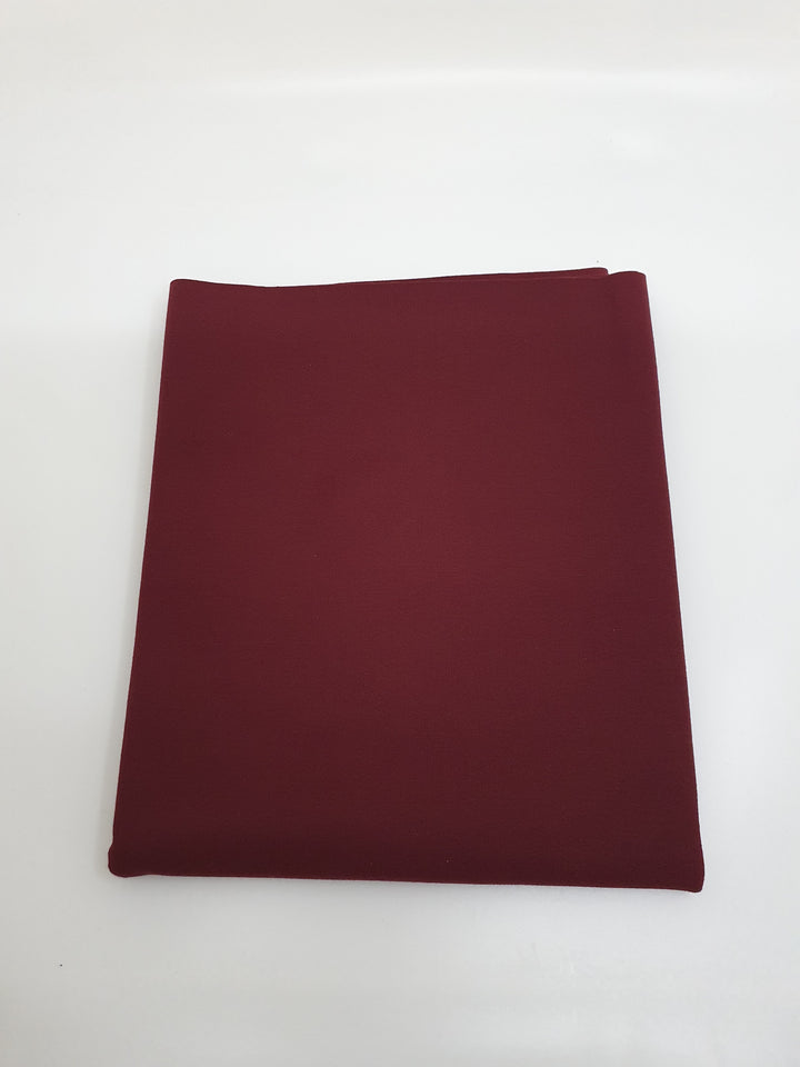 Bördchenstoff bordeaux - Uni (50cm)