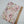 Rosa Interlock mit Blumenmuster