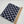 Dunkelvioletter Single-Jersey mit Muster