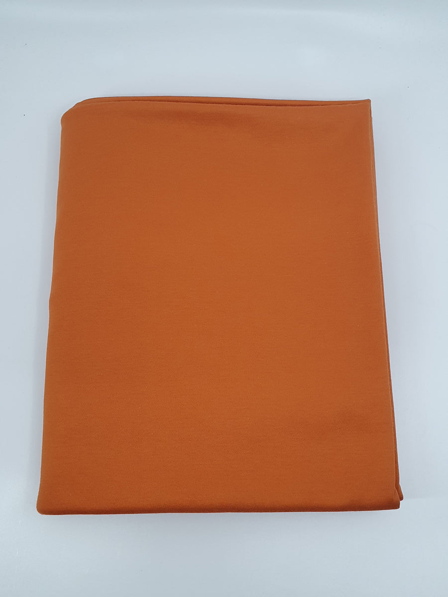 Orange farbiger Interlock - Uni