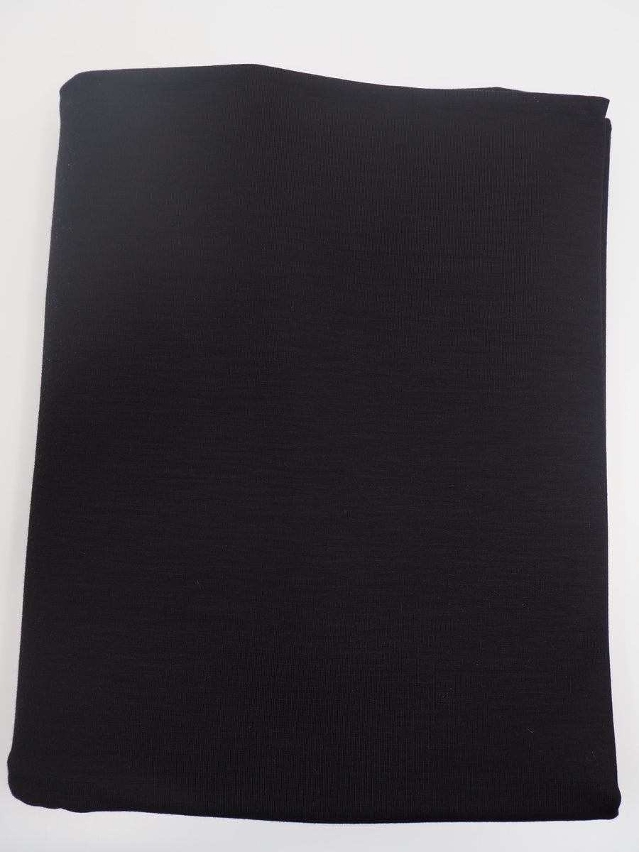 Schwarzer Interlock-Uni