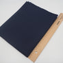 Bördchenstoff dunkelblau - Uni (50cm)